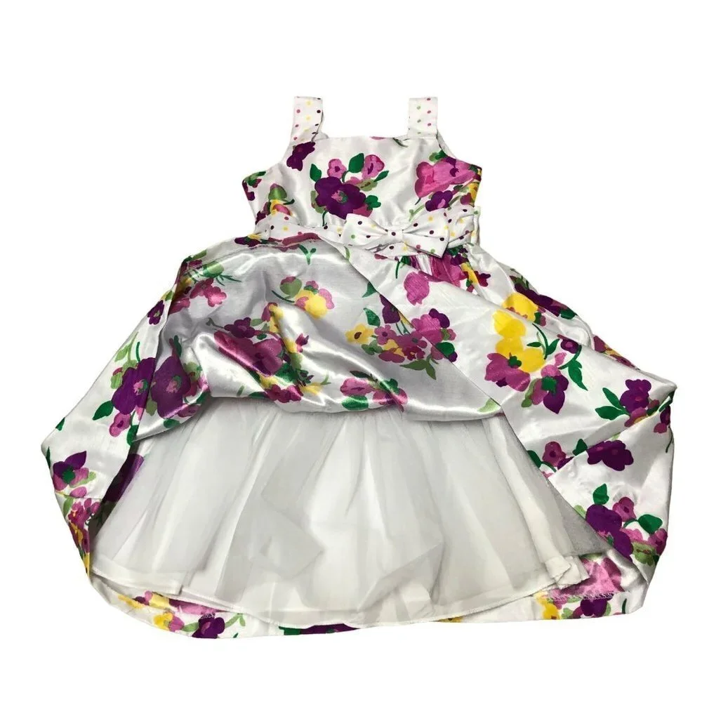 $68‎ JAYNE COPELAND GIRLS FLORAL DRESS SIZE 4 NEW WITH TAG